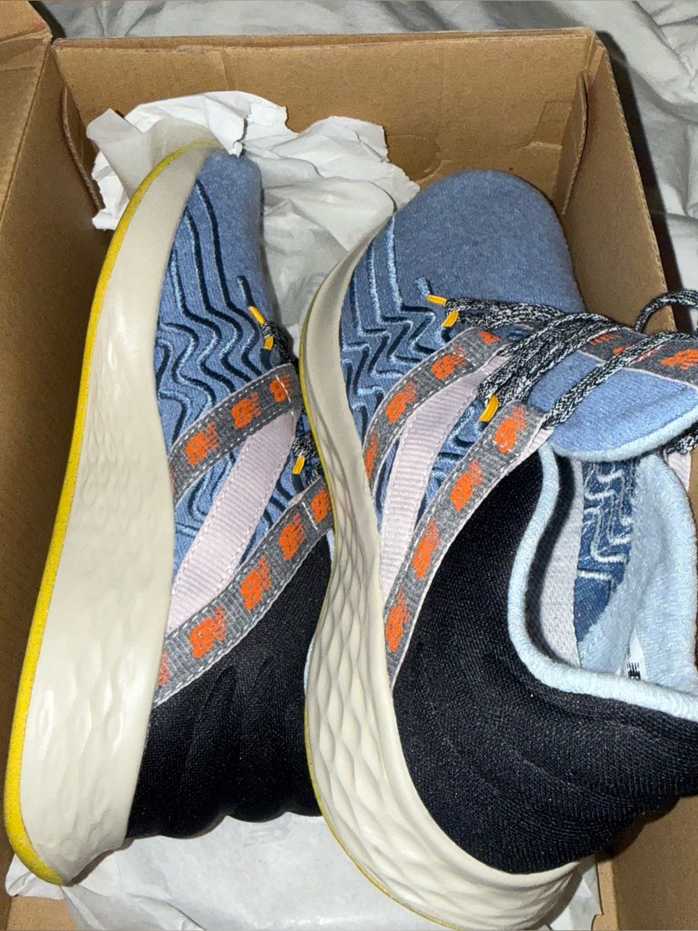 Kids Blue and Black Athletic Shoes - Casual Comfort